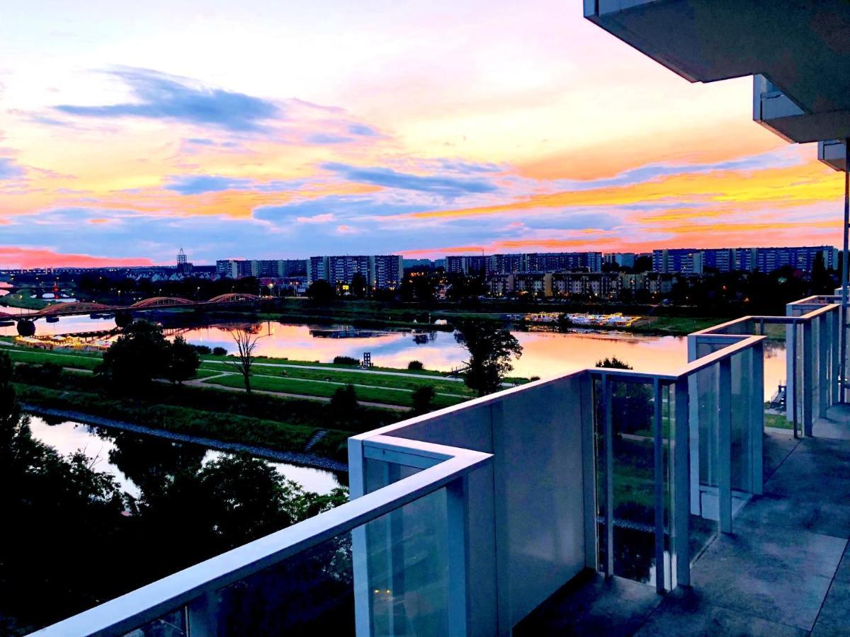 Apartament Z Tarasem I Widokiem Na Odre Вроцлав Экстерьер фото