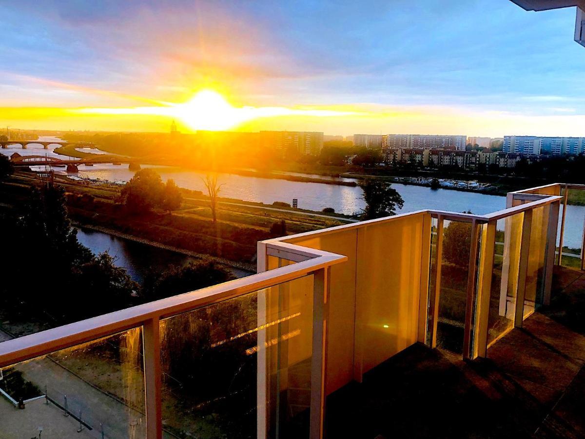 Apartament Z Tarasem I Widokiem Na Odre Вроцлав Экстерьер фото