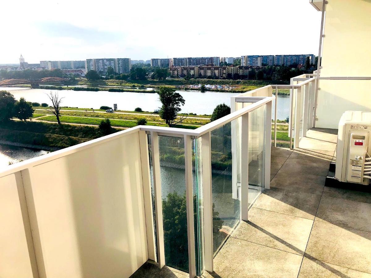 Apartament Z Tarasem I Widokiem Na Odre Вроцлав Экстерьер фото