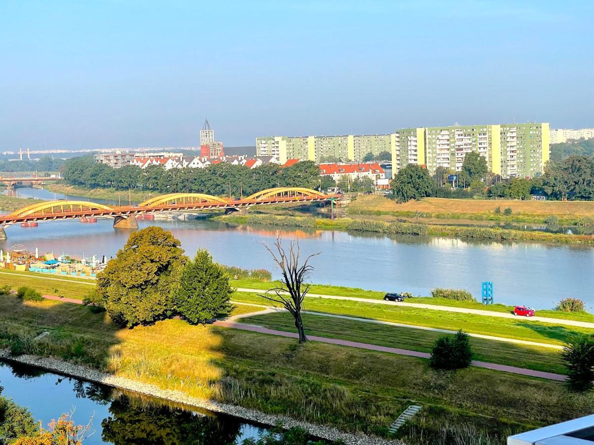 Apartament Z Tarasem I Widokiem Na Odre Вроцлав Экстерьер фото
